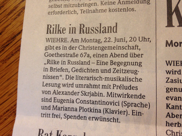 Rilke in Russland